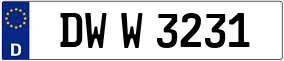 Truck License Plate